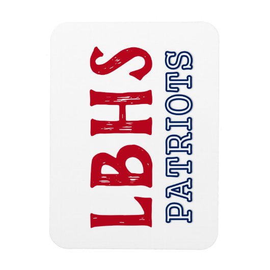 Magnet-LBHS-Patriots Magnet (Vertikal)