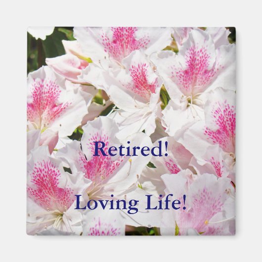 Magnet Liebe Leben! Magnete Azaleen (Vorne)