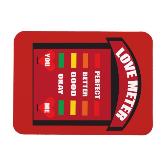Magnet "Liebe Meter" (Horizontal)