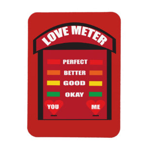Magnet "Liebe Meter"