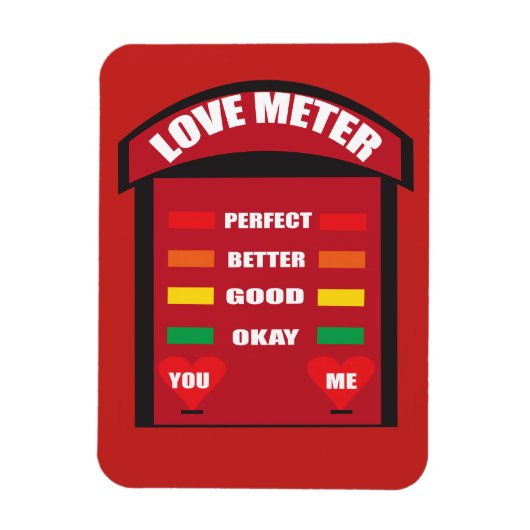Magnet "Liebe Meter" (Vertikal)