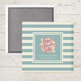 Magnet Lieblings-Stadt Name Souvenir