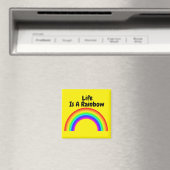 Magnet LIfe ist ein Regenbogen (In Situ (Geschirrspüler))