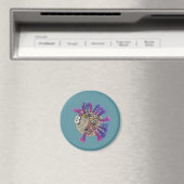 Magnet - Lila Garnfische - Baby (In Situ (Geschirrspüler))