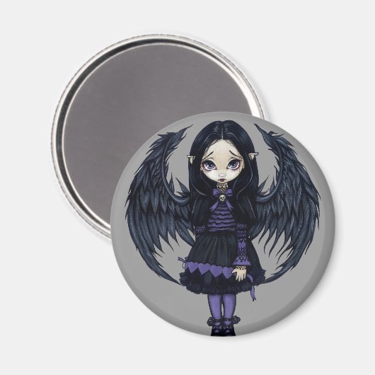 Magnet "Lila Hörer" (Vorderseite/Rückseite)