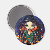 Magnet "Little Candy Witch" (Vorderseite/Rückseite)