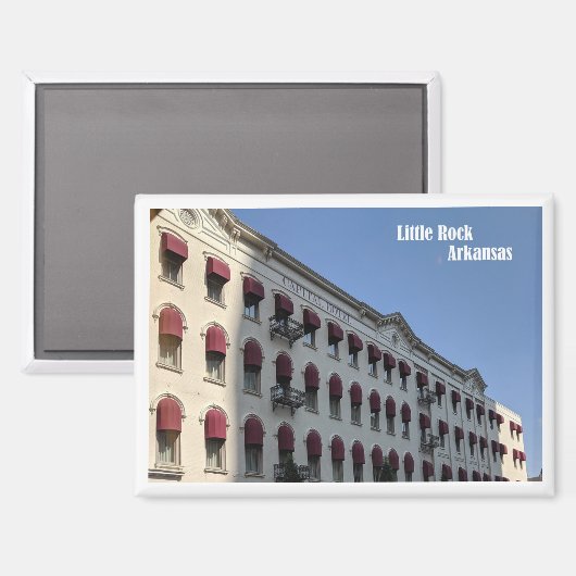 Magnet - Little Rock Arkansas (Vorderseite/Rückseite)
