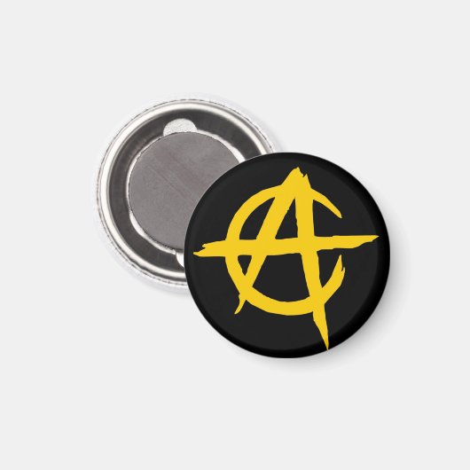 Magnet Logo Freiheits Ancap - M1 (Vorderseite/Rückseite)