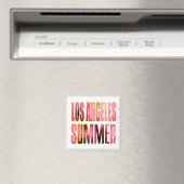 Magnet "Los Angeles Summer Letter Red" (In Situ (Geschirrspüler))