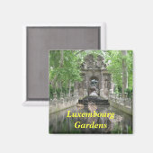 Magnet Luxembourg Gardens (Vorderseite/Rückseite)