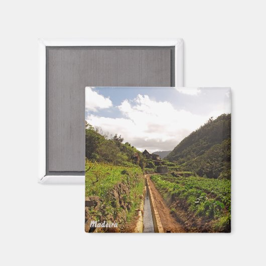 Magnet Madeira - Levada do Caniçal (Vorderseite/Rückseite)