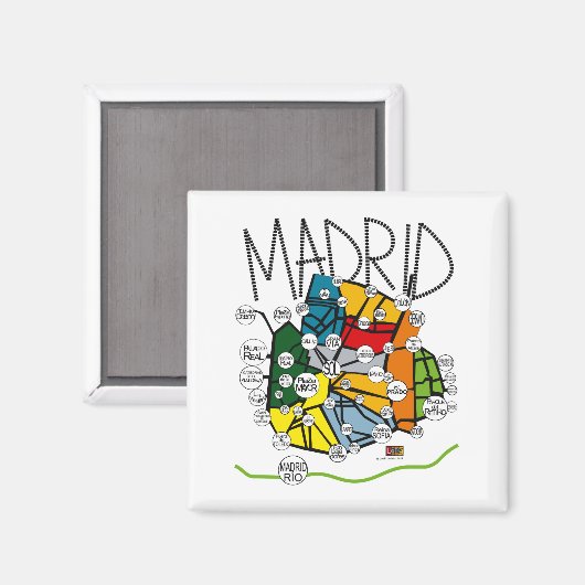 MAGNET MADRID. CITIES COLLECTION_. (Vorderseite/Rückseite)