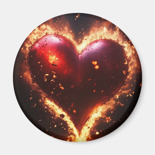 Magnet"Magnetische Leidenschaft Magnet (Vorne)