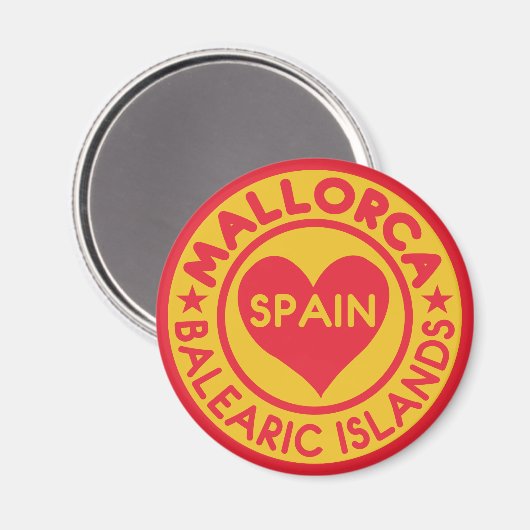 Magnet MALLORCA Spanien (Vorderseite/Rückseite)