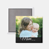 Magnet-Mama Gegründet Foto Muttertagsgeschenk Magnet (Vorderseite/Rückseite)