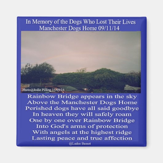 Magnet Manchester Rainbow Bridge Geem (Vorne)