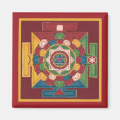 MAGNET Mandala der 5 Elemente (Vorne)