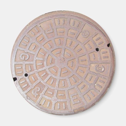 Magnet - Manhole Cover (Vorne)