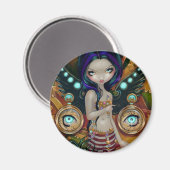 Magnet "Mechanischer Engel III" (Vorderseite/Rückseite)