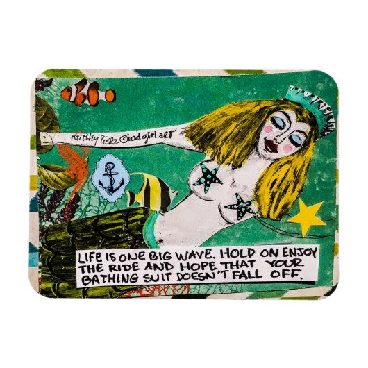 Magnet-Meerjungfrau Magnet (Horizontal)