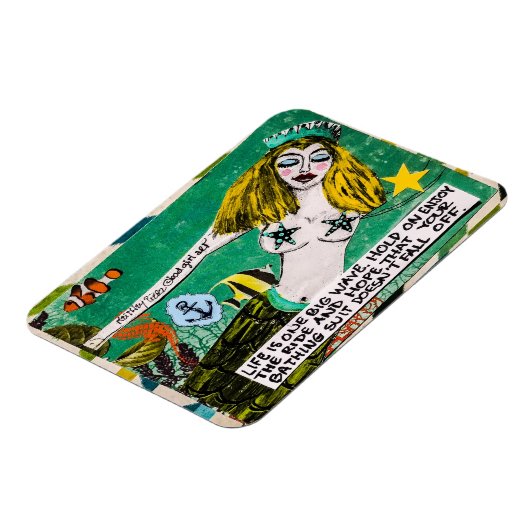 Magnet-Meerjungfrau Magnet (Linke Seite)