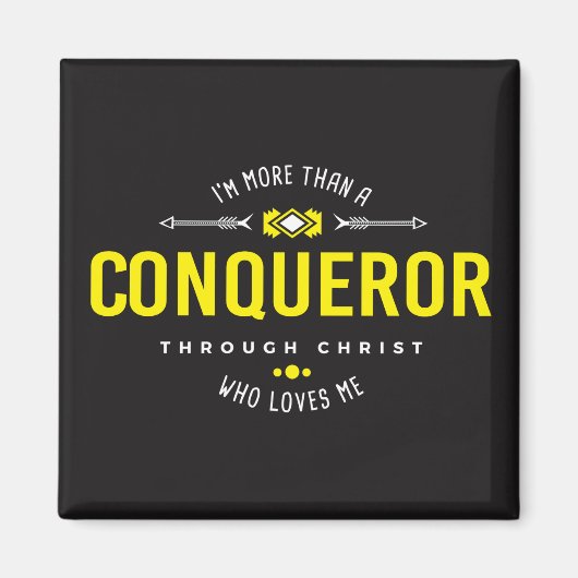 Magnet "Mehr als ein Eroberer" (Vorne)