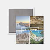 magnet mehrere Fotos der Insel von Mallorca (Vorderseite/Rückseite)