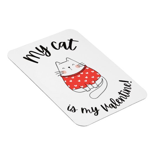 Magnet - Meine Katze ist mein Valentin (Rechte Seite)