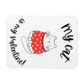 Magnet - Meine Katze ist mein Valentin (Horizontal)