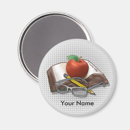 Magnet meines Ersatzlehrers (Vorderseite/Rückseite)