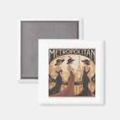 Magnet Metropolitan Jugendstil (Vorderseite/Rückseite)