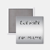 Magnet - Milchstatus im Kühlschrank (Vorderseite/Rückseite)