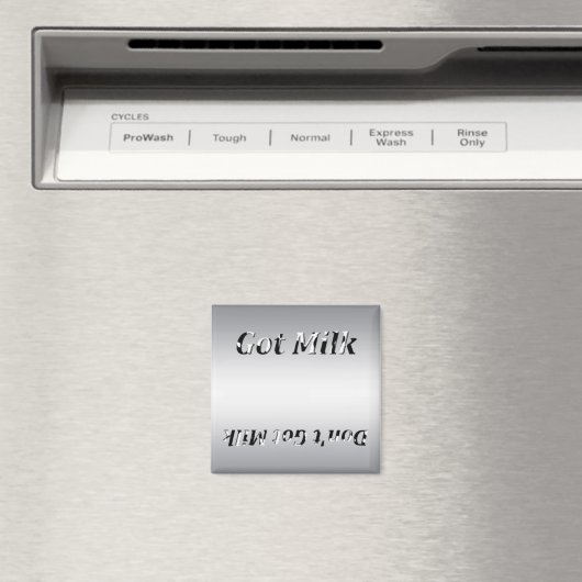 Magnet - Milchstatus im Kühlschrank (In Situ (Geschirrspüler))