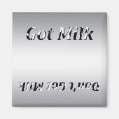 Magnet - Milchstatus im Kühlschrank (Vorne)