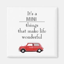 Magnet Mini Cooper Rot Mini Sachen