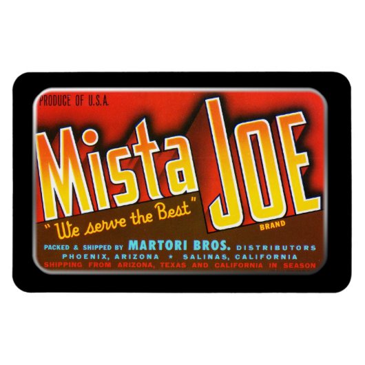 Magnet - MistaJoe, von GalleryGifts (Horizontal)