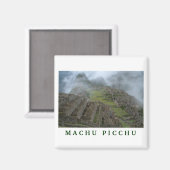 Magnet "Misty Machu Picchu" (Vorderseite/Rückseite)