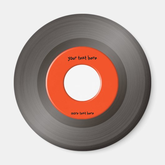 Magnet mit 45 U/min (Vorne)