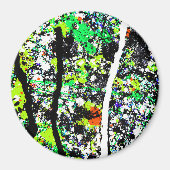 Magnet mit abstraktem Bild (Vorne)