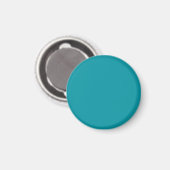 Magnet mit Aquamarinem Hintergrund (Vorderseite/Rückseite)
