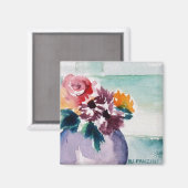 MAGNET MIT BLUME (Vorderseite/Rückseite)