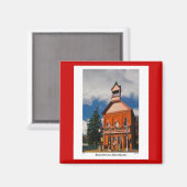 Magnet mit Brighton Michigan Szene (Vorderseite/Rückseite)