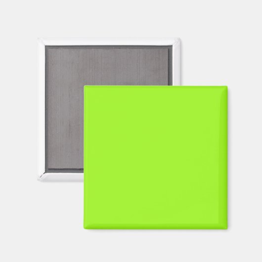 Magnet mit Chartreuse-Hintergrund (Vorderseite/Rückseite)