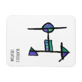 Magnet mit dem anfänglichen H (Horizontal)