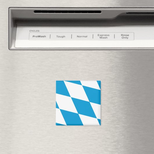 Magnet mit der Flagge Bayerns, Deutschland (In Situ (Geschirrspüler))