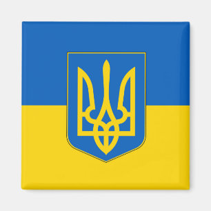 Magnet mit der Flagge der Ukraine