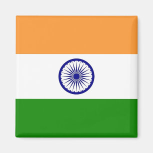 Magnet mit der Flagge Indiens