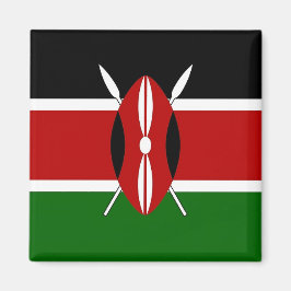 Magnet mit der Flagge Kenias