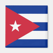 Magnet mit der Flagge Kubas (Vorne)