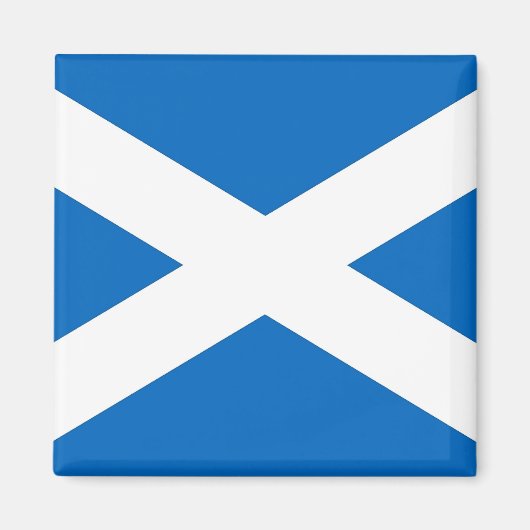Magnet mit der Flagge Schottlands (Vorne)